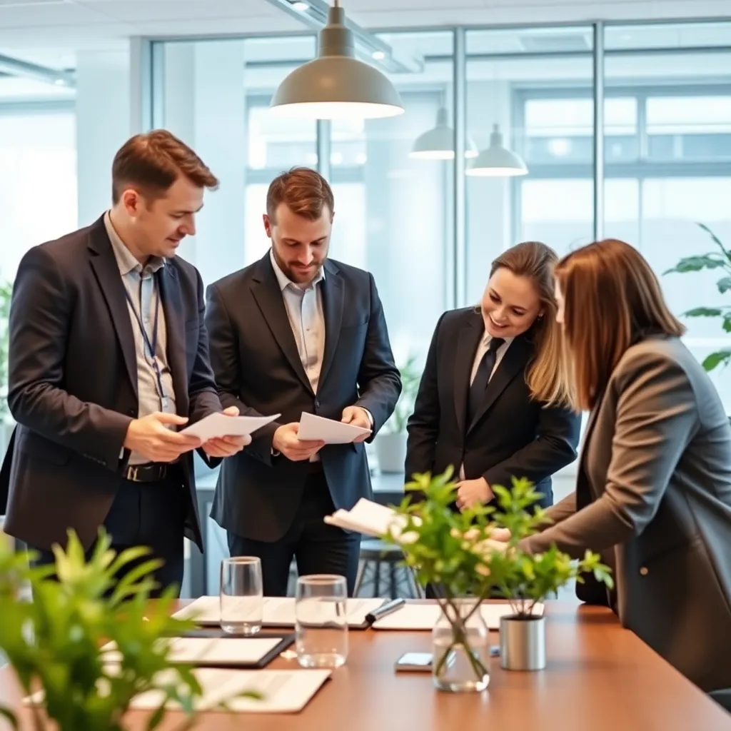 Team van Nederlandse consultants die samenwerken aan een strategisch plan
